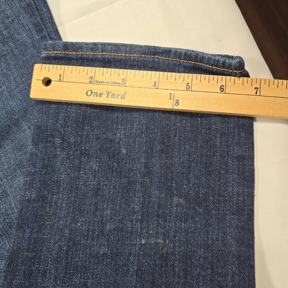 Y2k Abercrombie & Fitch Erin Slim Bootcut Jeans Dark Wash Stretch 4S W27 L31 - Picture 4 of 10